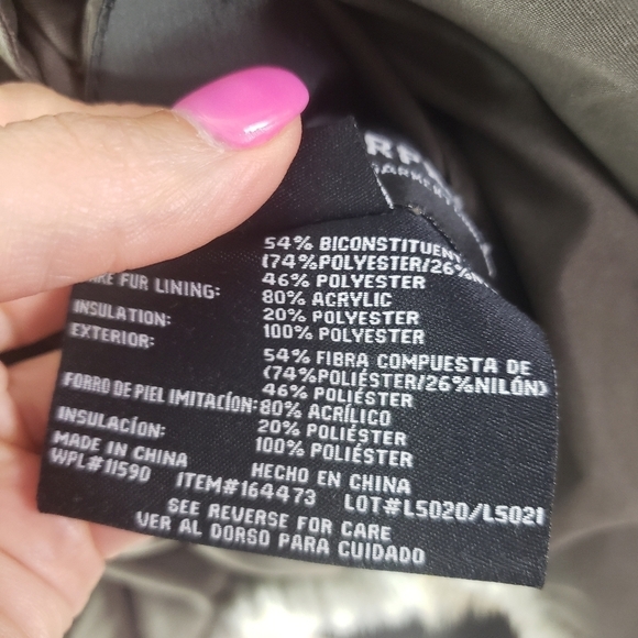 Weatherproof Garment Compant faux fur reversible vest size medium gray brown - Picture 10 of 10